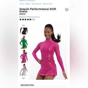 Balera Fuchsia Sequin Mini Dress